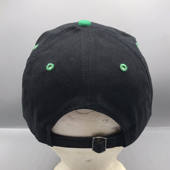 John Deere Tractors Hat Cap Adjustable Strapback Black Green EUC - Picture 3 of 7